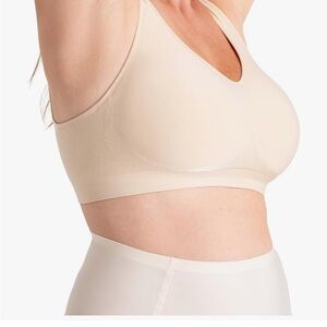 Shapermint Smoothing Comfort Bra - Large -Cream